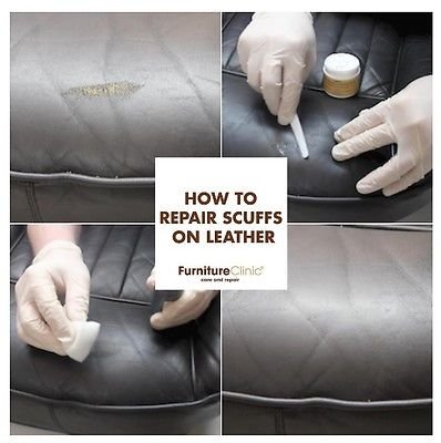 Furniture Clinic Complete Leather Repair Kit Red 12 Colour