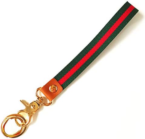Webbing Keychain Key Chain with Heavy Duty Key Holder for Men Women, Valet Car Key Chain Key Ring with Finger Lanyard Fit Porsche Mercedes BMW Cadillac Lexus Ford Toyota VW Honda
