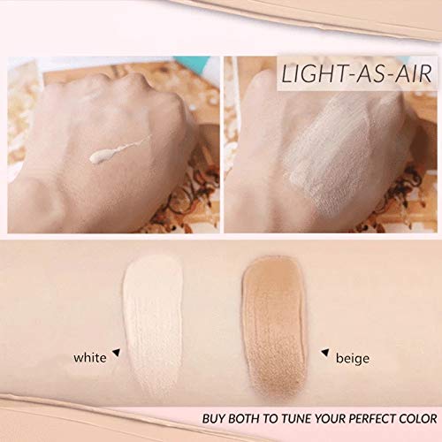 Little Gold Tube Foundation Concealer, Perfect Coverage Concealer, Waterproof Hypoallergenic Foundation, Acne Foundation Beauty, Skin Face Cover of Blemish Problem, Whelk, Spots, Tattoos (White)