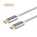 CableCreation10FT 60W USB C to USB C Fast Charging Cable USB Type-C to C Cable Braided 3A 60W 480Mbps Data for MacBook Pro Air iPad Air Pro Galaxy S22 Ultra S21 S20+ Pixel 4 etc, 3 M, Blue