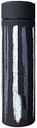 HUJD Thermos Cup 500Ml Portable Thermos Water Bottle Stainless Steel Vacuum Flask Insulated Thermo Cup,Black