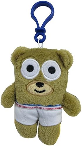 Bear in Underwear Teddy 4 Inch Keychain Clip