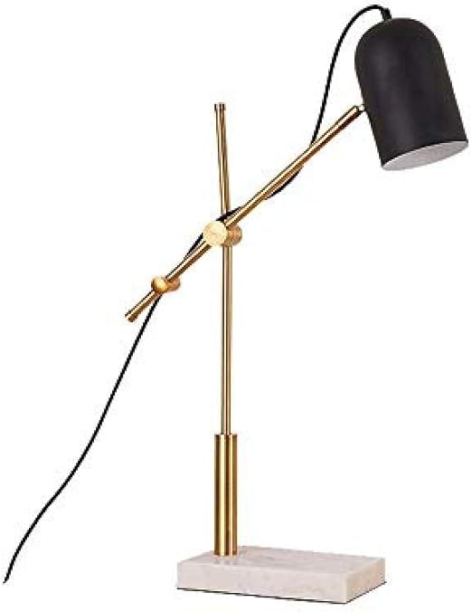 Lampe De Table Minimaliste Moderne Chambre Lampe De Table De Chevet Base De Marbre Lampe De Table Hotel Villa Salon Etude Lampe Table De Nuit Lampe De Table Vintage Amazon Fr Luminaires Et