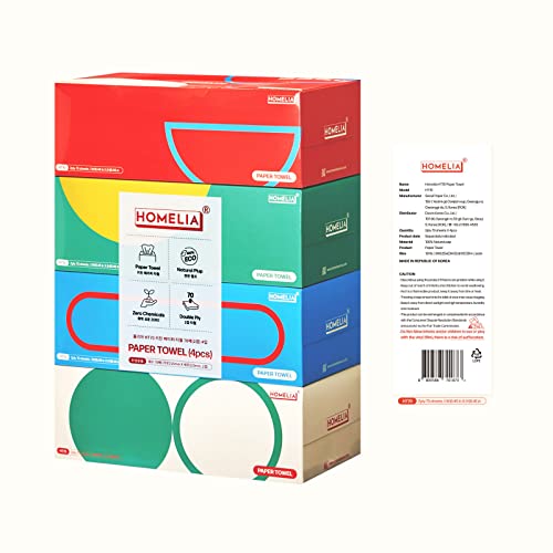 HOMELIA Paper Towels Disposable Hand Towels for Bathroom Paper