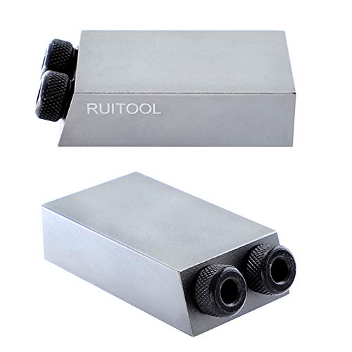 image for RUITOOL Pocket Hole Jig System with 6mm, 8mm, 10mm Drill Bits