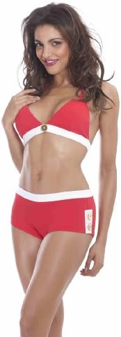 Push-up Flexi-Padded Halter Bikini Set with Shorty by Valege Paris