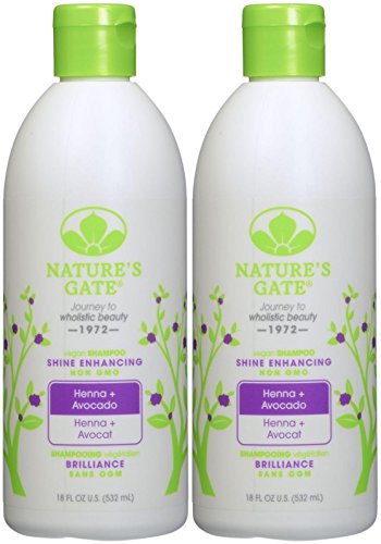 Nature's Gate Henna Shine Enhancing Shampoo - 18 oz - 2 pk