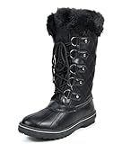 ARCTIV8 MUSK Women's Winter Cold Weather Mid High Faux Fur Snow Boots