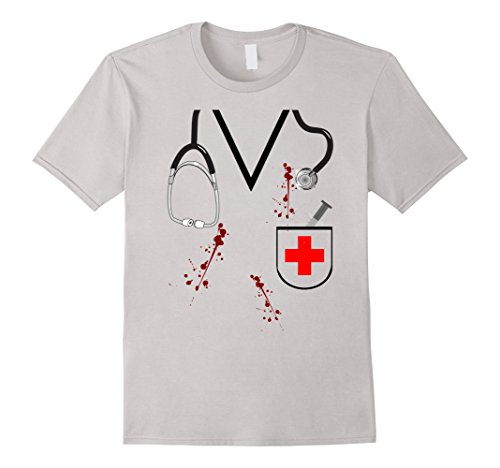 Bloody Doctor or Nurse Zombie Halloween Costume T-shirt