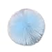 Iuhan DIY Faux Fox Fur Fluffy Pompom Ball for Knitting Hat Hat Accessories Keychain (Blue)