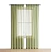 HLCME Sage Green 2 Pack 55 inch by 84 inch Window Curtain Sheer Panels
