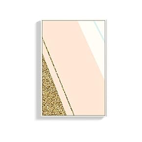 Framed Canvas Wall Art for Living Room, Bedroom Abstract Geometry Pattern Canvas Prints for Home Decoration Ready to Hanging - 16x24 inches