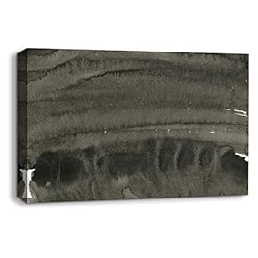 Canvas Wall Art Abstract Ink Feature Painting Artwork for Home Prints Framed - 12x18 inches