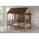 Donco Kids Twin Front Porch Low LOFT Rustic Driftwood