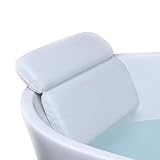 GEROWA Bath Pillows Non-slip Spa Bath Pillow with Two Panel Enjoy a Relaxing Bath