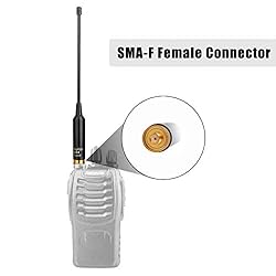 Retevis Two Way Radio Antenna,SMA-F 144/430MHz Dual