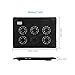 LESHP Laptop Cooling Pad, USB Laptop Fan (6 Fans)