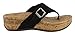 Vionic Women's, Marbella Thong Sandal Black 9 M