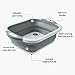 Odizli 4 in 1 Multi-Board Collapsible Basket Folding Dish Washing Sink Cutting Board Portable Drain Basin for Kitchen Fruit Vegetables