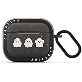 CASETiFY Bounce Case for AirPods (3rd Generation) - Matte Charcoal | Anti-Scratch | Shockproof | Lil Ghosts