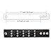 Aroncent 3pcs Spike Studded Rivet Punk Rock Biker Wide Strap Leather Bracelet Chain Wristband Adjustable