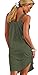 Cami-Sunny Women Summer Casual Relaxed Strappy Sleeveless Beach Short Mini Dress, S, Apricot