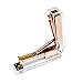 Premium Clear Acrylic Rose Gold Stapler with 1,000 Staples Set | Modern Office Desk Accessory To Brighten Up Your Workspace (Rose gold)