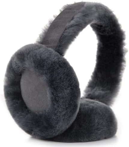 UGG Womens Sheepskin Wireless Earmuff Black One-Size at Amazon