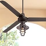 60" Turbina Industrial Vintage 3 Blade Indoor