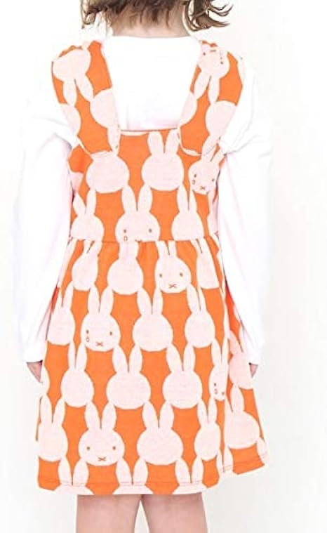 Amazon グラニフ Graniph キッズ コラボレーションキッズワンピース ミッフィーパターン ミッフィー 601オレンジ 90 ワンピース チュニック 通販