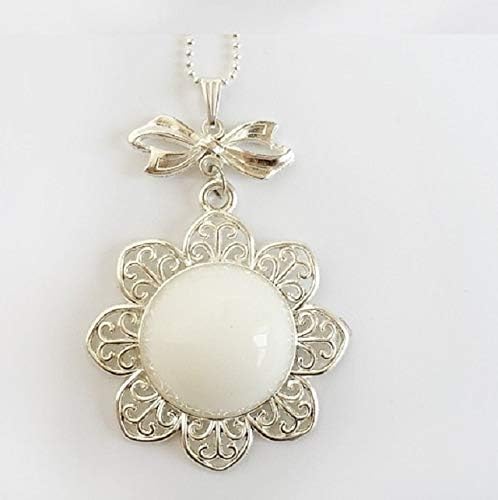 POLPEP Neonatal Breast self Necklace Pendant Ball DIY Baby Lanugo Commemorative Collection Souvenirs (Breast Milk Fall - Hemisphere - Large Patterns
