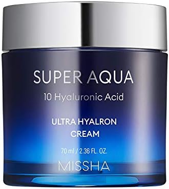 Missha Super Aqua Ultra Hyalron Cream 70 ml, 70 ml (Pack of 1)