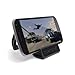 KurvStand Slick Snapping Hinge Design Non-skid Rubber Feet Phone Case, Black