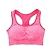 ROPALIA Women Seamless Racerback Padded Sports Bra Yoga Fitness Stretch Top