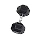 Body-Solid Rubber Coated Hex Dumbbells 3-100 lbs.