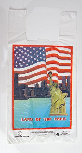 Plastic Shopping Bags, 25pcs