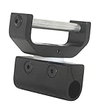 Aluminum Swivel and Lock Stirrups Turner Horse Riding Tack 2.5 Inch Neck Black