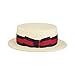 Scala Men's Dress Straw 1 Piece 10/11Mm Laichow Braid Boater Hat (Large)