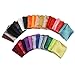 I-MART 30 Pack Pocket Squares for Men, Solid Color Satin Handkerchiefs for Men, 8.5x8.5 Inch Pocket Square Set for Wedding, Formal Events, Suit & Tuxedo Accessories