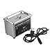 Homgrace Professional Digital Ultrasonic Cleaner with Digital Timer, Sonic Wave Stainless Steel Ultrasonic Cleaner for Jewelry Glasses Dental Washer Cleaning Machine (0.8L)