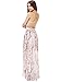 Floerns Women's Floral Backless Chiffon Maxi Beach Dress