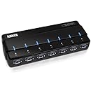 Anker AH121 USB 3.0 7-Port Hub with 36W Power Adapter [12V 3A High-Capacity Power Supply and VIA VL812 Chipset]