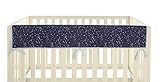 Ivanka Trump Stargazer Collection: Crib Teething Guard Reversible Rail Guard in Blue Star Galaxy Pattern