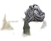 Turbie Twist Super Absorbent Cotton Hair Towel Wrap - Hands Free Hair Drying Towel - 4 Pack (Hearts)