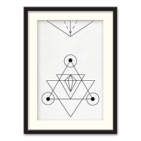 NWT Black Paper Framed Canvas Wall Art for...