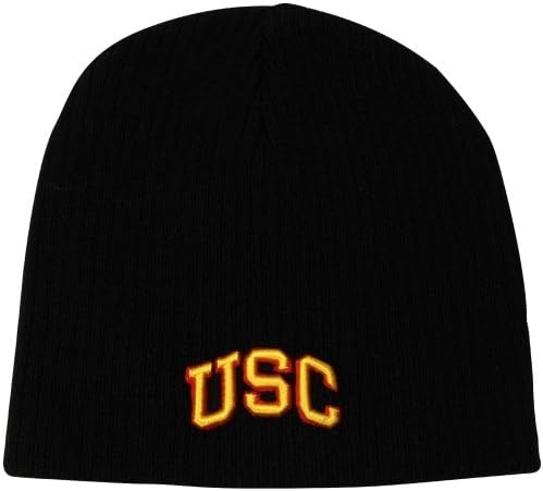 USC Trojans College Football Fowler Youth Size Beanie Black Knit Hat