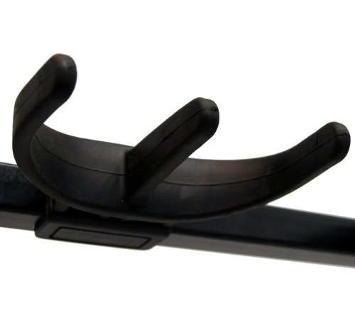 5 Guitar Rolling Cart Stand Pro Audio Stage, Studio or Display Rubber Divider Electric or Acoustic Guitar Holder - Thumbnail 4