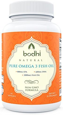 Powerful Omega 3 Fish Oil Supplement: 2000mg Fish Oil, (800mg EPA, 600mg DHA) Per Serving. Non GMO Formula. No Fishy Aftertaste. Perfect Source of Fatty Acids. 60 Softgels.