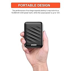 DEWBU Power Bank 12V Battery with Intelligent Led