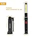 LED Work Light, JIRVY USB Rechargeable Work Lights with Magnetic Base, Cob Folding Flashlight for Repairing, Home, Camping, and Emergency(Small)